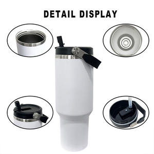 Topnovo Nouveau Produit 2025 Bouteille d'eau sport en acier inoxydable Ice 2.0 avec paille rabattable, poignée et couvercle à torsion - Product Image 2