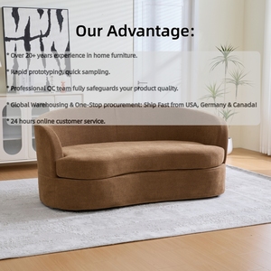 Venta de Fábrica, Muebles de Sala de Estar de Lujo, Sofás, Sofá de Tela Marrón con Cojín para Sala de Estar, Dormitorios - Product Image 4