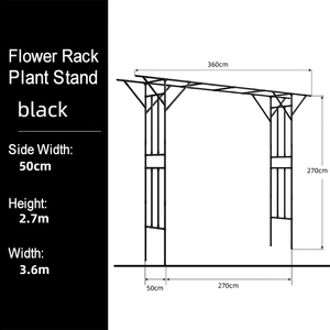 <span class=keywords><strong>Arche</strong></span> de <span class=keywords><strong>jardin</strong></span> moderne en aluminium thermolaqué imperméable pour plantes grimpantes, ornement de treillis, portail de mariage - Product Image 5