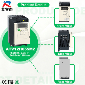 ตัวแปลงความถี่ ATV12H055M2 รุ่นใหม่ของแท้ Altivar 12 ซีรีส์ เฟสเดียว 200-240V 0.55KW ไดรเวอร์ VFD ระบบอัตโนมัติอุตสาหกรรม - Product Image 2