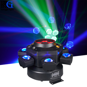 High Quality 6 Arms Bee Moving Head Beam Lights Led Moving Beam Head Laser Effect for DJ Party Light - Product Image 1
