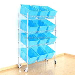 מדפי אחסון, מדפי מחסן, מדפי סחורות, מדפים מתגלגלים, מדפים מצופים, עיצובים של מדפי נעליים ממתכת - Product Image 3