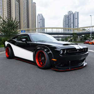 Custom 2-PC Forged Wheel Rim Red Lip Black Center 20 Inch for Dodge Challenger <strong>Hellcat</strong> Widebody 5x115 CB71.6 Deep Lip - Product Image 3