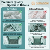 Culottes et slips respirants en coton (95 %) pour adolescentes, en stock – Fabrication OEM/ODM M&F 2026