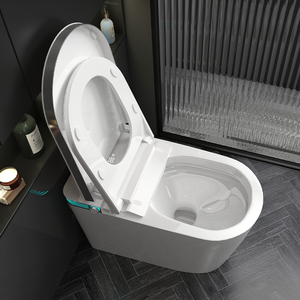 Set Sedile WC Intelligente Riscaldato con Bidet Smart, Sensore, Lussuoso Lavabo in Ceramica con Scarico a <span class=keywords><strong>Sifone</strong></span> Rotondo - Product Image 3