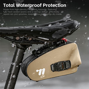 Sacoche de vélo portable à fixation rapide WEST BIKING, imperméable et compacte, <span class=keywords><strong>pour</strong></span> vélo de route et <span class=keywords><strong>VTT</strong></span> - Product Image 2