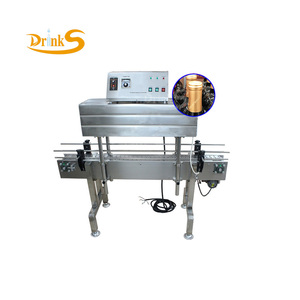 Semi Automatique Eau Vin Étiquette De Cou De Bouteille Machine de Rétrécissement - Product Image 1