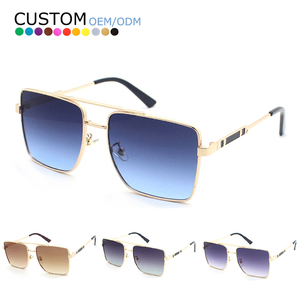Men's New Double Beam Driving Sunglasses UV400 Optical Attribute Fashionable Tide Cross-Border Eyewear - Product Image 1