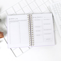 Diario de Mindfulness con Impresión Personalizada, Planificador Diario Espiral, Cuidado Personal, Bienestar, Manifestación, Cuaderno de Salud Mental y Espiritual