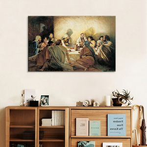 La meilleure vente de l'année, la Cène <span class=keywords><strong>peinture</strong></span> <span class=keywords><strong>sur</strong></span> toile style classique prend <span class=keywords><strong>en</strong></span> charge la taille personnalisée pour la vente au détail <span class=keywords><strong>en</strong></span> <span class=keywords><strong>ligne</strong></span> - Product Image 4