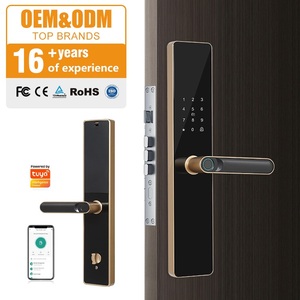 กุญแจล็อคประตูอัจฉริยะ TTlock ระบบ<span class=keywords><strong>ป</strong></span>ลดล็อคแบบไร้กุญแจ ระบบรักษาความปลอดภัยด้วยลายนิ้วมือ รองรับแอ<span class=keywords><strong>ป</strong></span> Tuya Wifi - Product Image 1