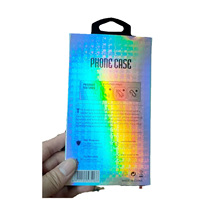 Boîte d'emballage imprimée offset à motif animal pour étuis de téléphone portable ; Boîte en papier imprimée au laser, protection 360°, vente en gros disponible