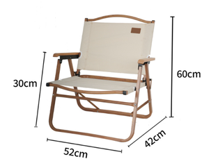 Chaise <span class=keywords><strong>de</strong></span> camping portable en aluminium avec table latérale, chaise lune pliable pour pique-nique en plein air, pêche et vente ambulante - Product Image 4