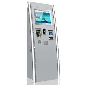 Kiosk nhà sản xuất thanh toán tiền mặt kiosk thanh toán hóa đơn kiốt với lưu ý chấp nhận đồng xu chấp nhận