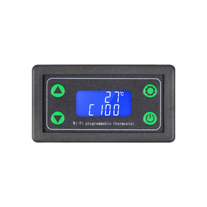 เทอร์โมสตัทแบบติดผนังดิจิตอล Wi-Fi ตัวควบคุมอุณหภูมิแบบตั้งโปรแกรมได้สำหรับห้องซาวน่า 79x38x24 มม. - Product Image 1