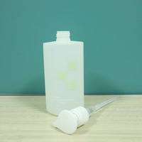 Bouteille à pompe à mousse de luxe personnalisée de 300ml pour emballage de cosmétiques de shampooing et de savon liquide de soins de la peau avec pulvérisateur à pompe