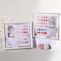 Marque privée Ensemble de vernis à gel UV translucide rose nu sans HEMA Semi-Permanent Effet de gelée glacée Source de lampe à LED Vente en gros
