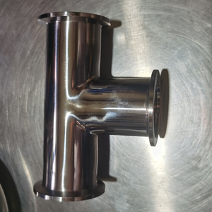 Trung Quốc Nhà cung cấp thép không gỉ TEE 304 vệ sinh chân không phụ kiện <span class=keywords><strong>KF</strong></span> <span class=keywords><strong>ISO</strong></span> - Product Image 1