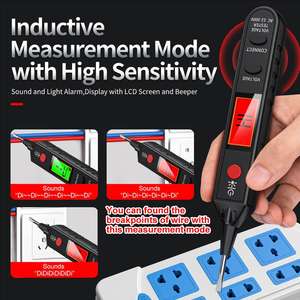 Alta Sensibilidade Mensurável Tensão AC 12V ~ 300V Display LCD Digital <span class=keywords><strong>Voltage</strong></span> <span class=keywords><strong>Tester</strong></span> <span class=keywords><strong>Pen</strong></span> - Product Image 3