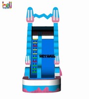 Nouveau design de toboggan aquatique gonflable commercial pour enfants et adultes
