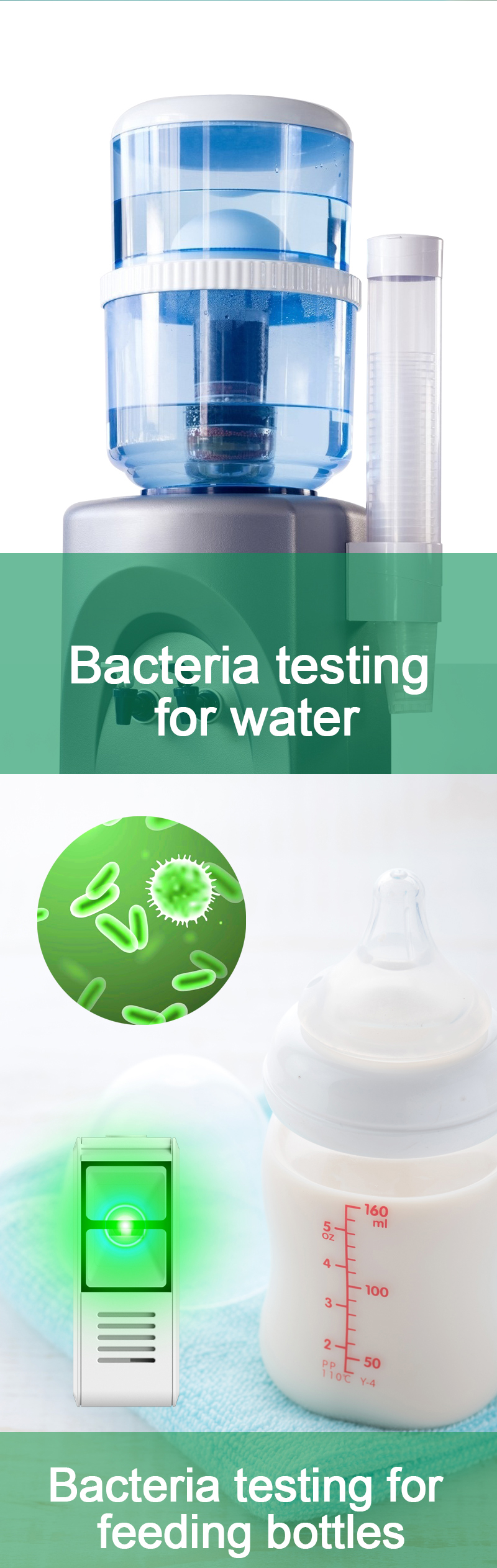 Intelligent Microbial Device How To Detect Germ Bacteria Test Equipment Detection Device Kit Detector In Water For Sale