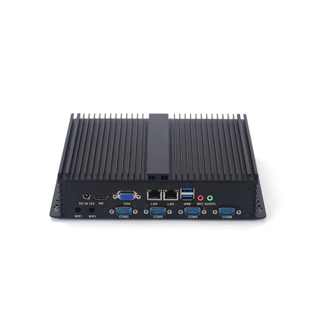 Embedded Thin Client Mini Industrial Computer i3/i5/i7 8GB+128GB SSD Fanless Heat Dissipation 4 USB HD VGA DC 12V