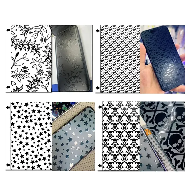 Fonlyu Matte Screen Protector with Design TPU Hydrogel Micas Phone Skin Sticker for Plotter Cutter Machine 3C Store Use