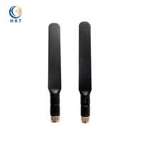 Antenne WiFi omnidirectionnelle 5,8 GHz 5150-5850 MHz 5DBI, antenne pliante externe en forme de plume avec connecteur en cuivre