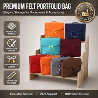 Sac fourre-tout en feutre portable haut de gamme, multicolore, avec logo personnalisé, faible MOQ, fourni directement par l'usine