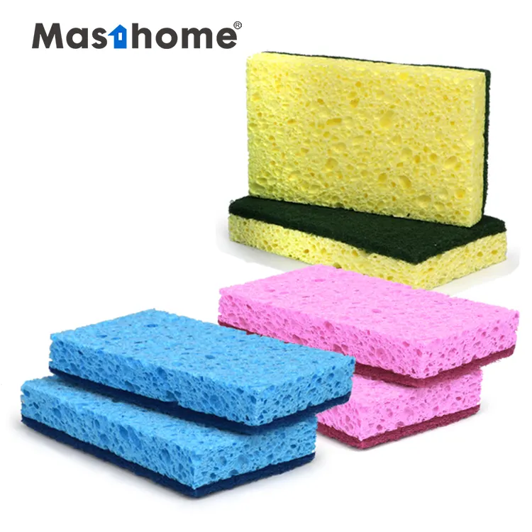 Masthome de alta calidad plato lavado limpieza almohadilla de esponja de limpieza de la esponja