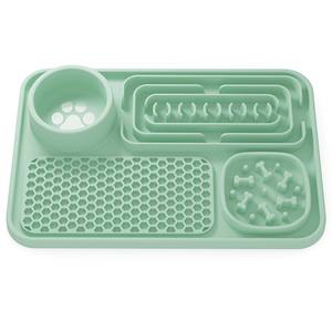 Nouveau Tapis de Manger en Silicone pour Animaux de Compagnie, Assiette Anti-Glouton, Plaque Épaisse Résistante aux Morsures et à l'Usure, Tapis de Léchage pour Chiens, Utilisation Transfrontalière - Product Image 1