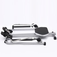 Máquina de remo hidráulica multifuncional para ejercicio en interiores, equipo de gimnasio para Fitness, remeros para culturismo con contador Digital