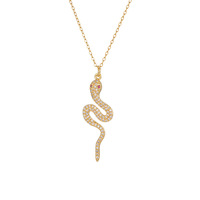 Collier pendentif exquis haut de gamme avec chaîne à maillons femmes Non-Fading polyvalent Internet célébrité pull mode puissance