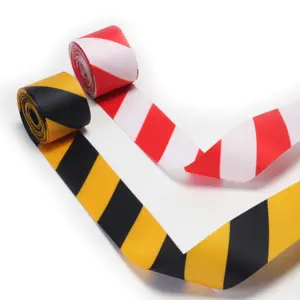Safety Warning Tape Double Sides Sublimation Printed Safety Barrier Webbing Warning Tape For Isolation Belt