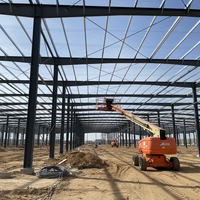 Almacén de Estructura de Acero Prefabricado de Bajo Costo, Cobertizo de Almacenamiento de Ensamblaje Rápido en Venta