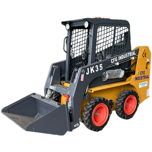 Kubota Engine Mini <strong>Loader</strong> Skid Steer <strong>Loader</strong> Wheel Moving Type Front <strong>Loader</strong> 1-3 Ton Rated Load - Product Image 1