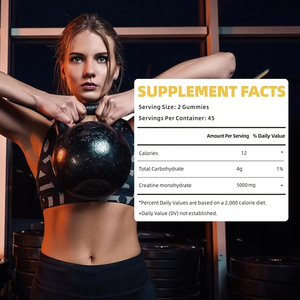 Etiqueta privada inmunidad creatina monohidrato gomitas suplemento energía creatina bestia picaduras gomitas pre entrenamiento gomitas - Product Image 3
