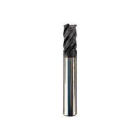 Fraise à queue en carbure monobloc à 4 dents, revêtement AlTiN, haute précision, outil de travail des métaux CNC pour une coupe haute efficacité, OEM/ODM disponible