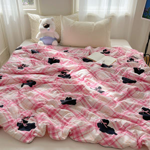 Couvre-lits imprimés en patchwork, couvre-lits imprimés avec rembourrage en polyester pour une utilisation estivale, anti-allergique <span class=keywords><strong>et</strong></span> écologique, couvre-lits pour enfants à motifs de dessins animés - Product Image 2