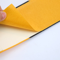 Ruban de marquage de sécurité pour sols en béton, 1mm d'épaisseur, 3 pouces, jaune, noir, blanc, auto-adhésif, résistant