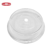 Accessoires de restaurant : Couvre-plats en plastique transparent écologiques, empilables, légers, à motifs personnalisés, pour dîner et fêtes
