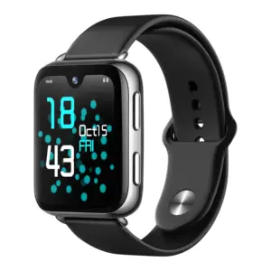 Android 8.1 Smart Watch 2GB + 16GB 4GB + 64GB Caméra Téléphone Montre Hommes Wome I3 4G 730mah Batterie GPS WIFI 1.78 pouces Alliage Unisexe OLED