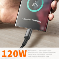Câble de données de charge magnétique tressé en nylon magnétique puissant pour téléphone, aimant USB a vers type C de 66W, entièrement compatible