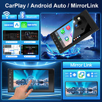 Pemutar Stereo mobil Apple Carplay 7 ", kualitas bagus colokan layar putar Android, Radio untuk mobil seri Toyota, Unit Multimedia Head