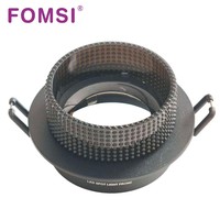 Support de Downlight Rond LED FOMSI Blanc Mat Noir MR16 Boîtier de Lampe LED GU10 Module LED MR16 Cadre de Spot LED