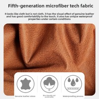 Canapé simple imperméable en tissu, pouf relax, housse de pouf en tissu imperméable de style nordique