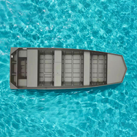 Kinocean Nouveaux bateaux de pêche en aluminium soudé de 16 pieds à vendre