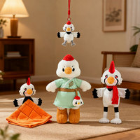 Jouet en peluche personnalisé au design unique Grue à tête rouge Contrôlé par application WIFI NFC Jouet éducatif d'histoire Jouet en peluche doux et confortable