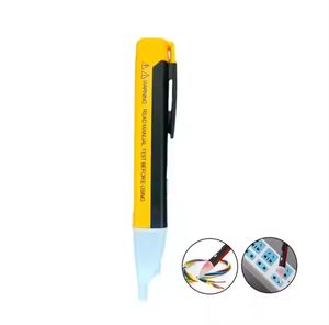 Stylo de test Outil de sécurité multifonctionnel avec alarme lumineuse et sonore Outil sans contact sans batterie Capteur intelligent - Product Image 1