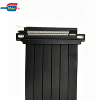 Câble Riser Vertical PCIe 5.0 pour GPU 10/20/30/50cm 180 Degrés pour Mini PC ITX SFF Gestion des Câbles Optimisée Configuration RGB